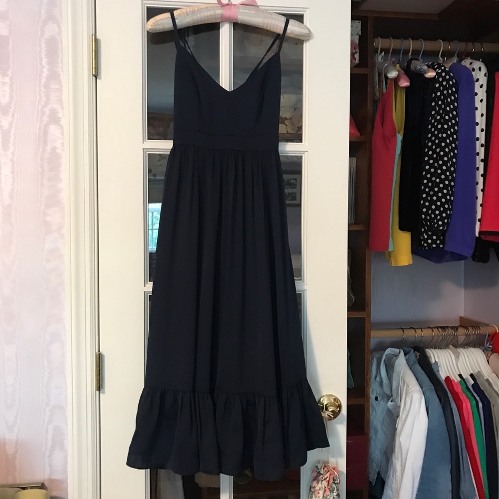 J. Crew Drapey Spaghetti Strap Dress